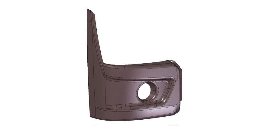 Side trim panel right 429260-5313434-03