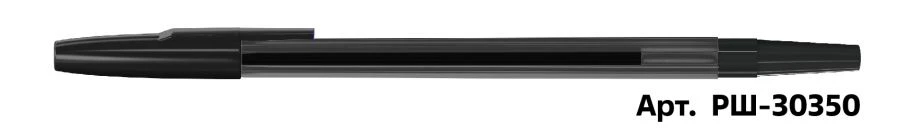 Ballpoint pen STAMM "049" black, 0,7 mm, tinted body
