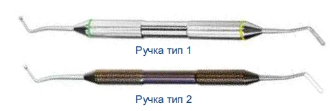 Spherical curved spherical stylus - medium smoothing iron No. 8.0411