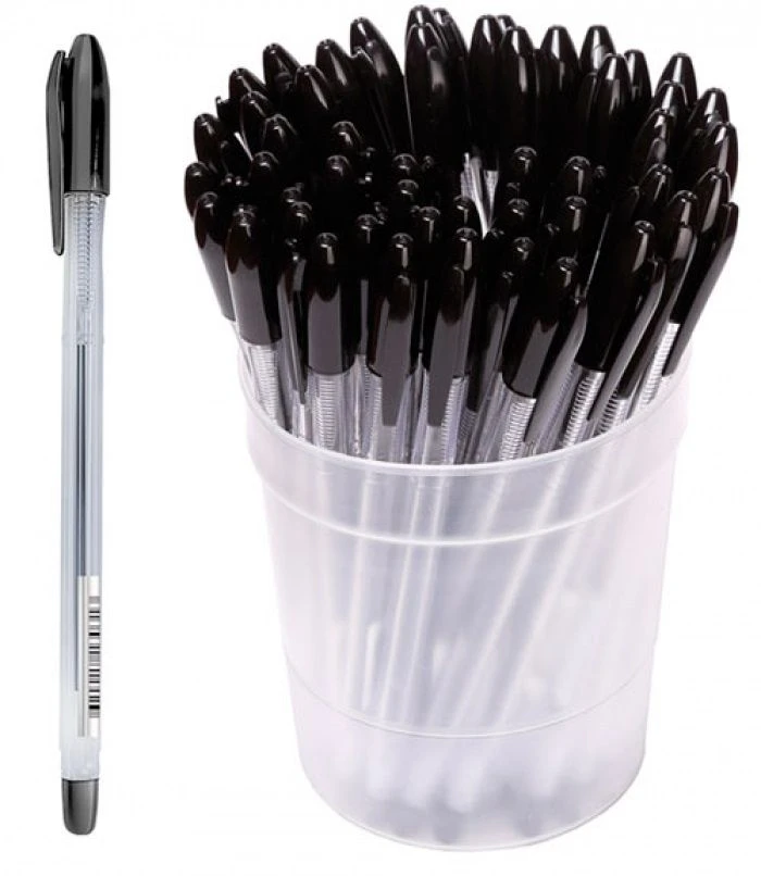 Ballpoint pen "VeGa" black 0,7mm oil based pen barrel