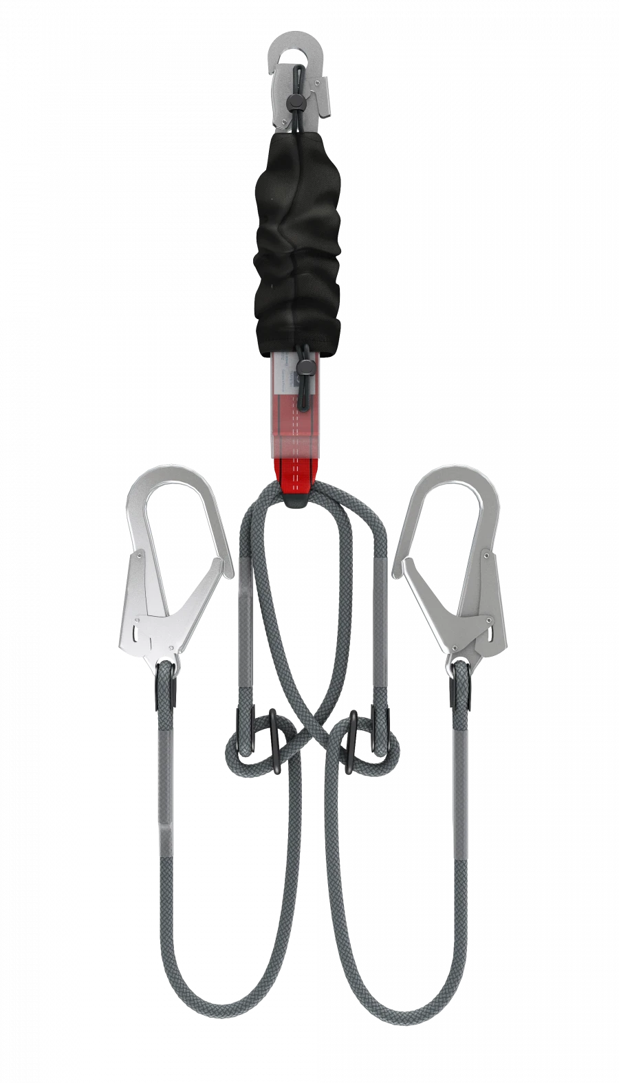 Double adjustable refractory sling with shock absorber model ABF222, (article number ABF222R)