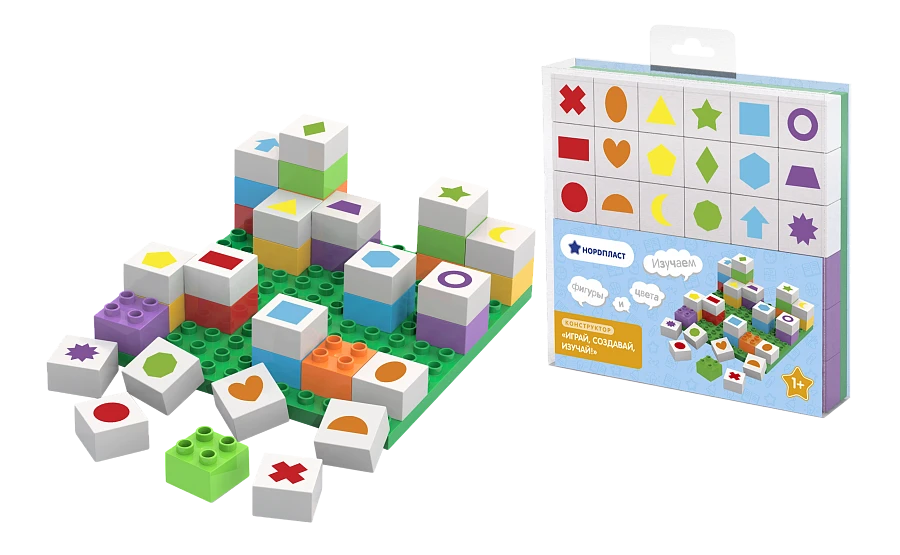 Constructor "Play, Create, Explore (Figures - 37 kids.)"