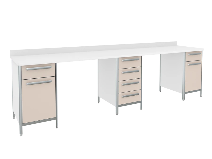 Table of doctor-laborator SL-4 from a set of furniture for clinical diagnostic laboratories according to TU 9452-013-13305037-20