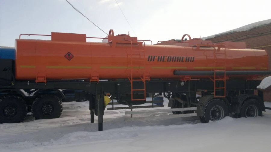 Semi-trailer - tank 4671D5, 4671D6, 4671D7, 4671D8 using wheel axles with brakes 99859-2410002-21, 99874-2410003-