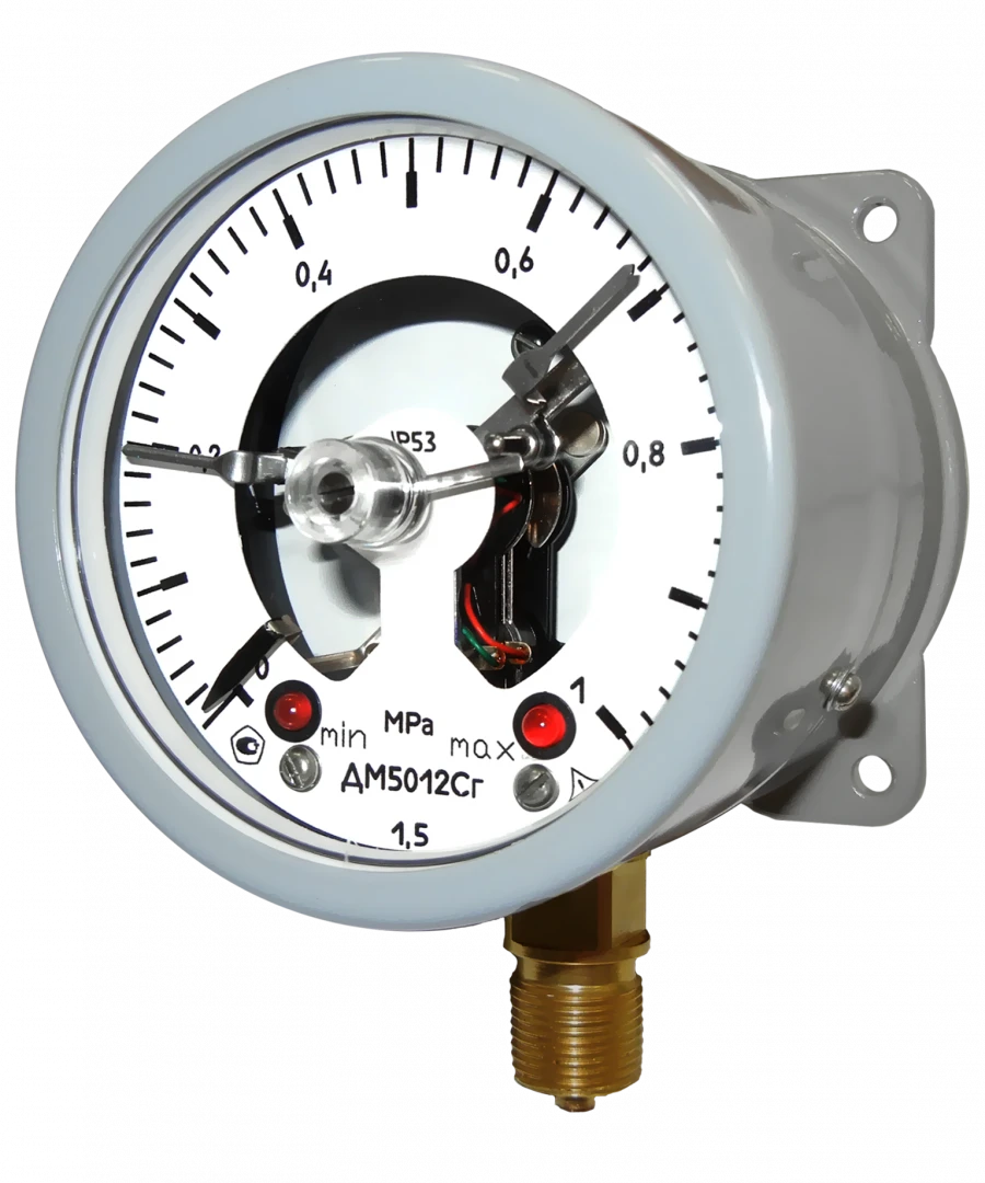 Indicating signalling pressure gauges DM5012Cr