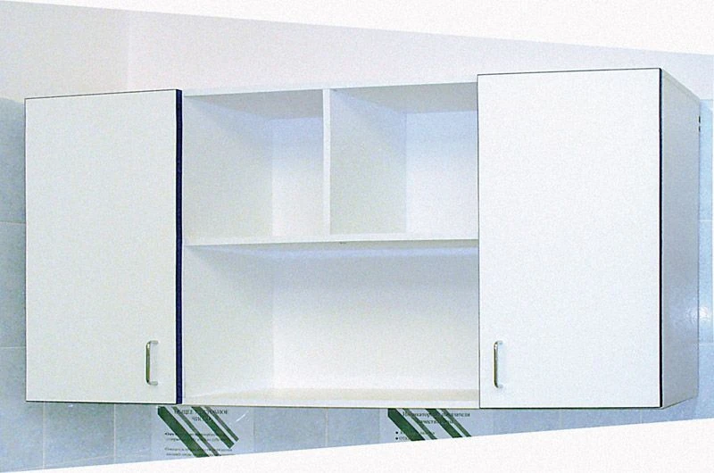 Wooden hinged cupboard (shelving unit). Model: NS, NS off.