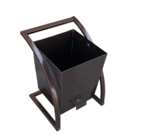 Street urn, metal