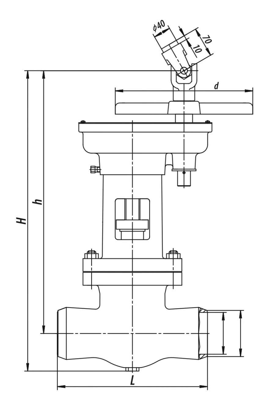 Gate valve 1511-150-CZB