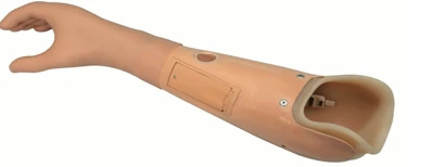 Forearm prosthesis with microprocessor control