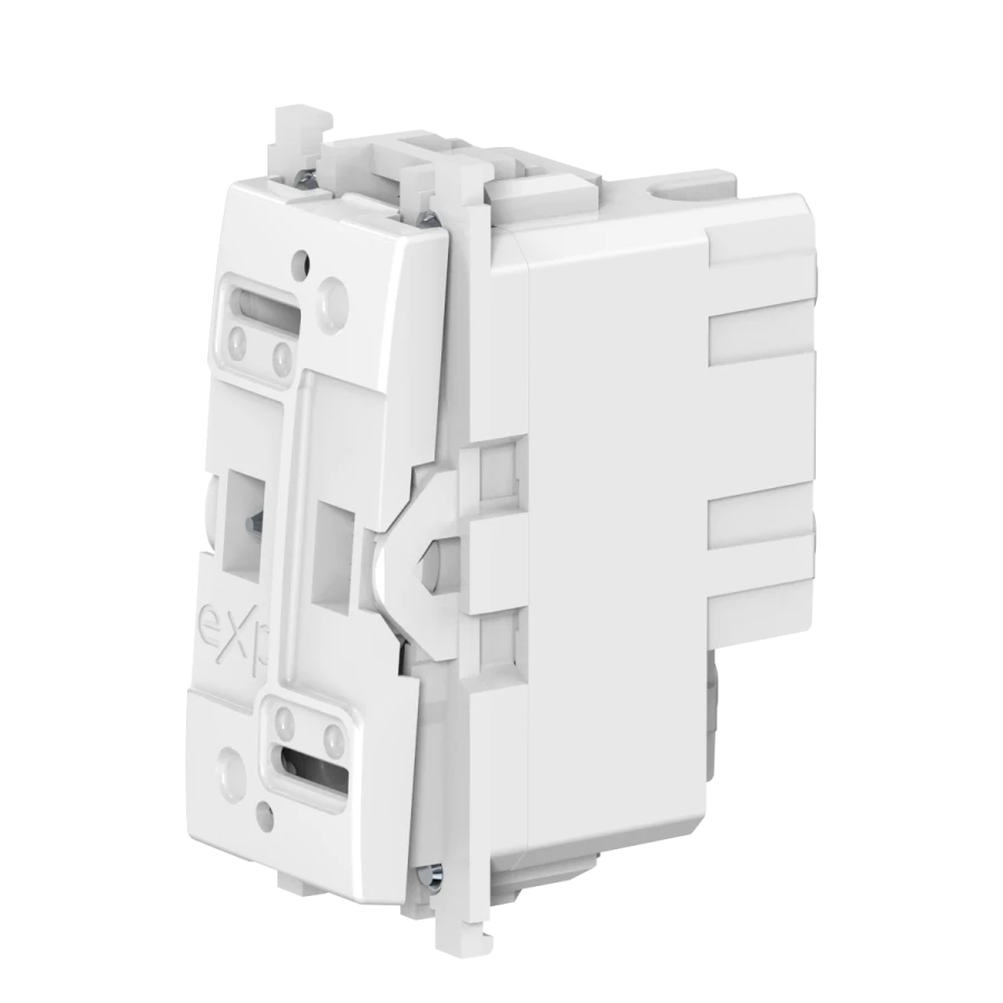 CADUCEUS ALING Experience Flush-mounted switch (mechanism), single-pole, with neutral connection (indication by contacts, when s