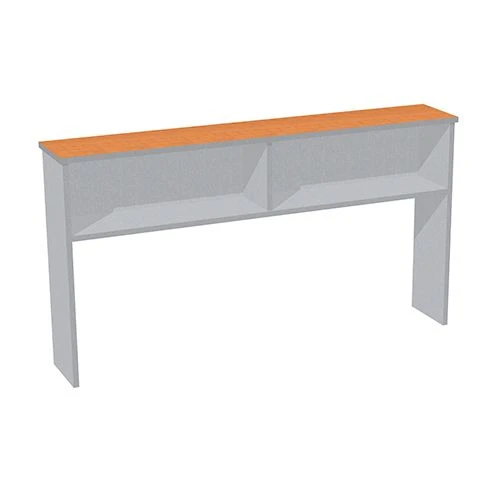 Desk shelving unit with two open shelves model NS-3