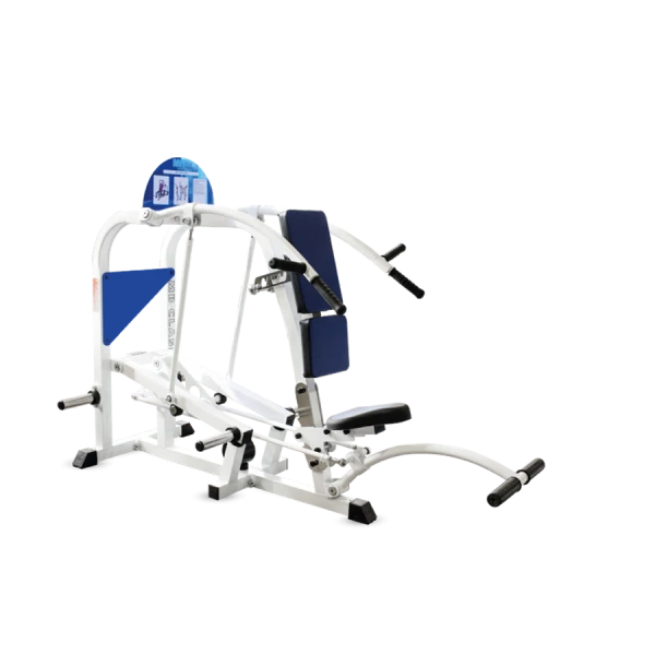 Overhead press machine (free weights)