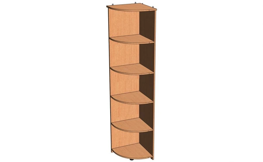 Corner shelving unit. Model: SU-1