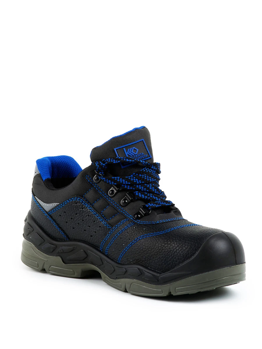 Semi-boots with combined upper (leather/artificial leather), model KSO Semi-boots.