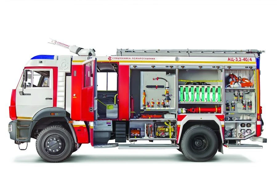 Fire tank truck ?? 3,2-40/4(43265) model 014U-MS with improved specifications