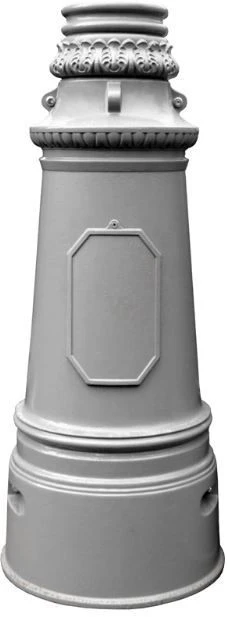 Polymer composite plinth for lighting support 219mm.