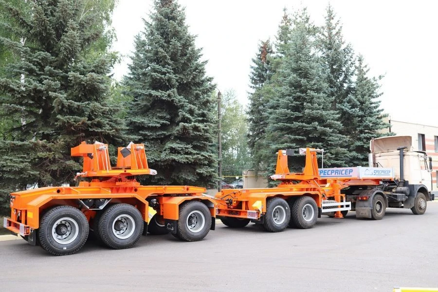 Semi-trailers, mod. 9942P2, 9942P3, 9942P4, 9942P5, 9942P6, 9942P7 on axles 9323313.00.000 or on axles 9321115.00.000 or on axle