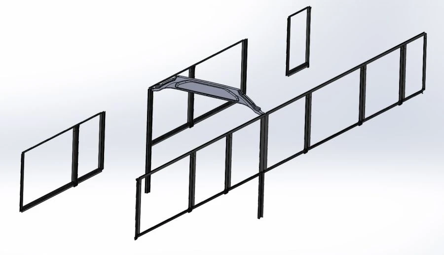 6241-03-5403100 SB Window trim parts kit