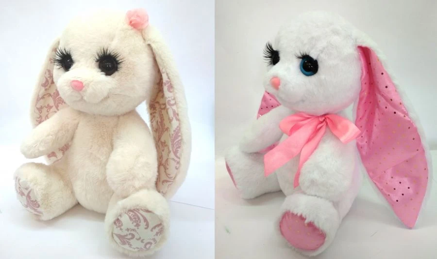 Soft stuffed toy "Bunny Alice" 27cm