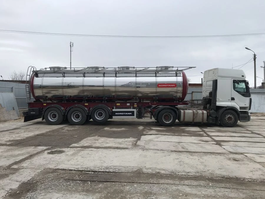 Tank semitrailer, of frame construction, commercial name NT-PS-24P; type 91531, base chassis STEELBEAR PS-24.