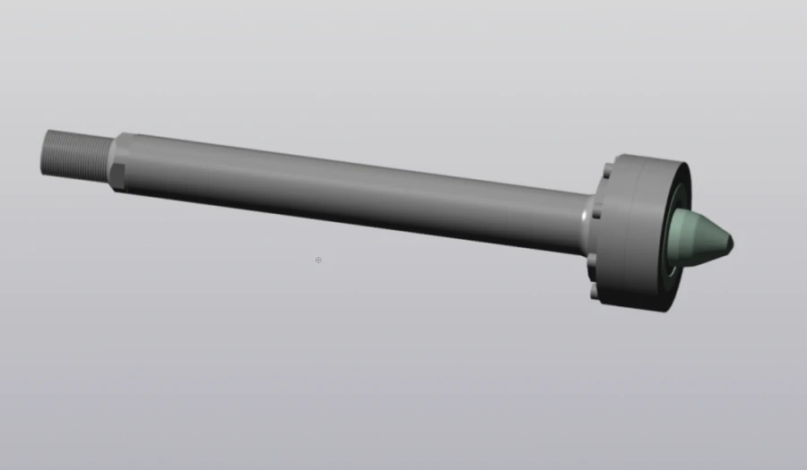 Stem for PAX-process autoclave angle valve