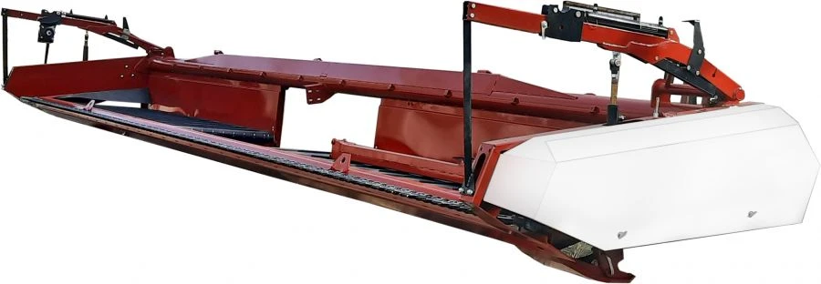 Machine set of the frame of the cutterbar for grain crops harvesting conveyor cutterbar ZhZT-9 "Draper Stream 900" (working widt