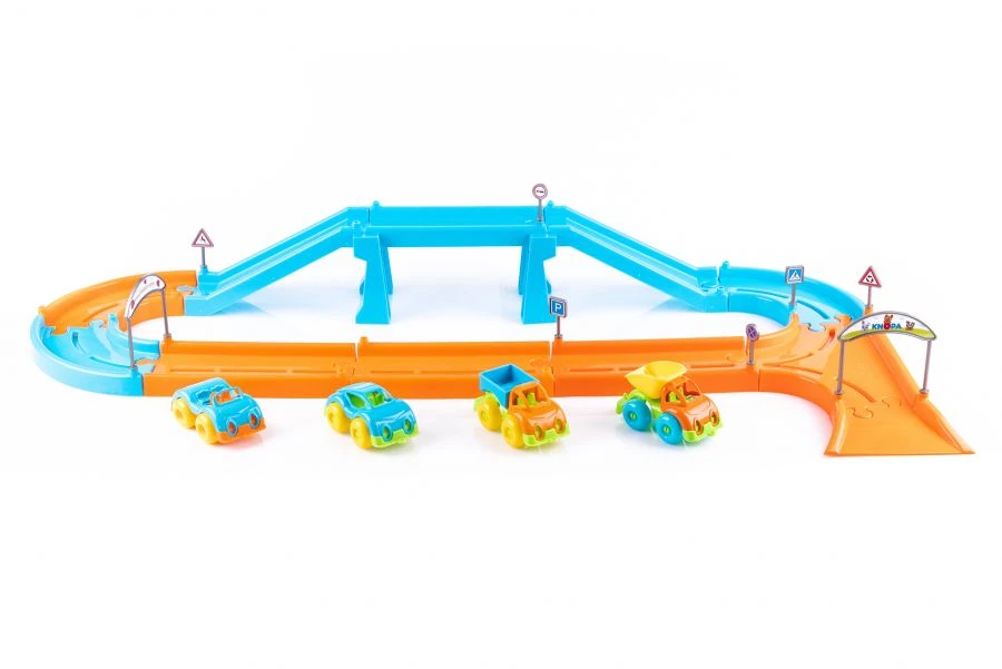 Play set "Motorway" 1,8 m with cars KNOPA 1/8
