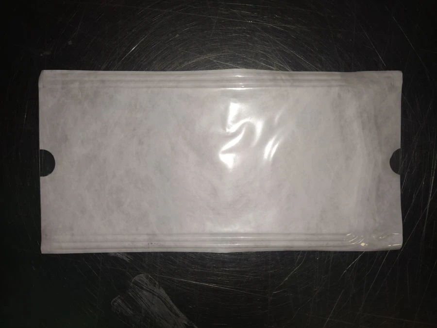 Packages for medical steam, gas, radiation, plasma sterilisation of "VOM" mark, disposable according to TU 32.50.13-030-117