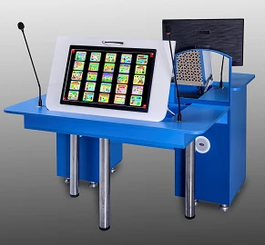 Interactive multimedia speech therapy table "Logo Standart" from the "Kiselkoe Tsarstvo" series