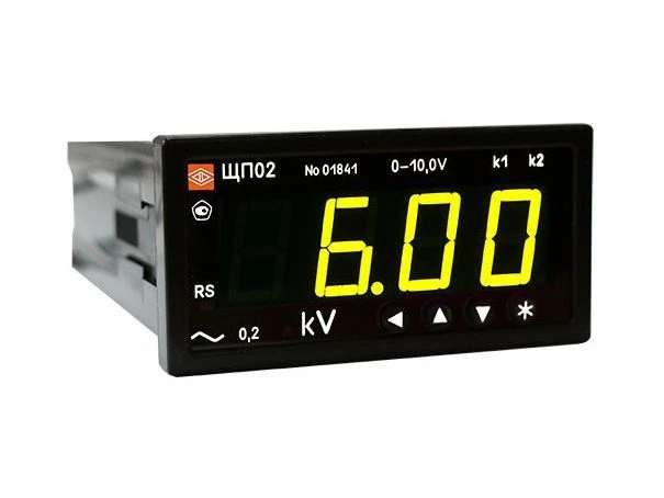 Panelboard digital electrical measuring instrument: version ShchP02