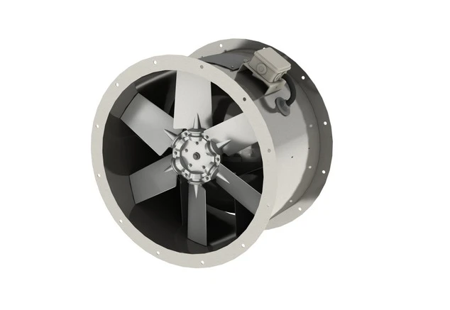 Axial fans of OSA type