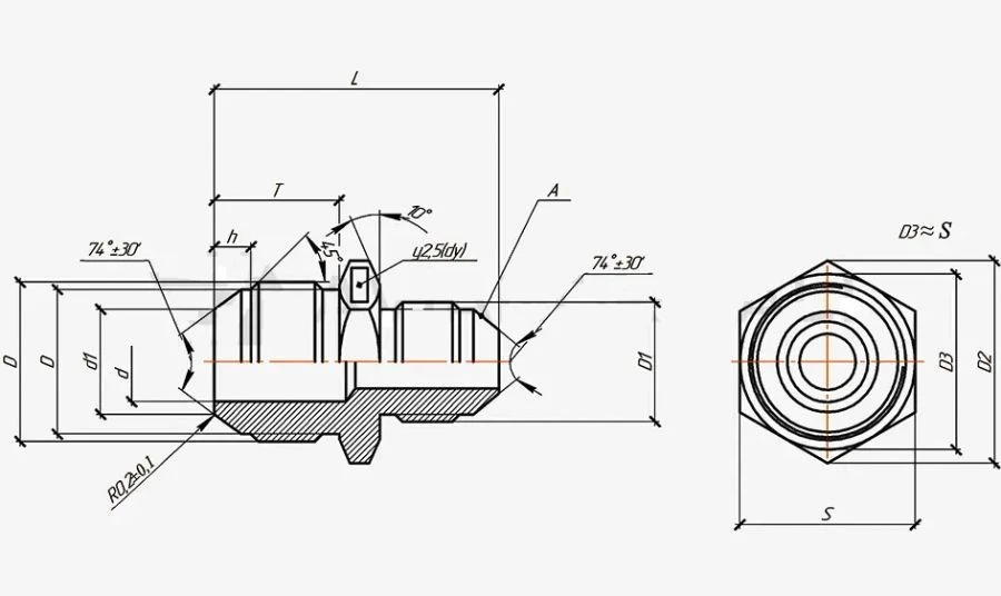 Adapters (GOST 13977-72)