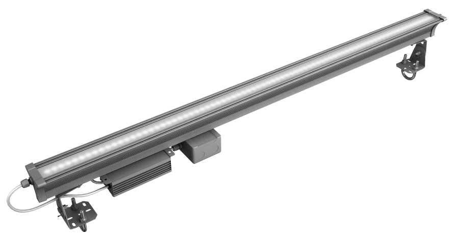 Eifel industrial LED luminaire LE-SPO-12-090-0413-65X 90VT 5000K 12000LM 1300x78x153MM UHL4 grey 4.5KG IP65 0.95