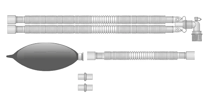 Respiratory devices for joint use with anaesthetic and resuscitation equipment, version: a