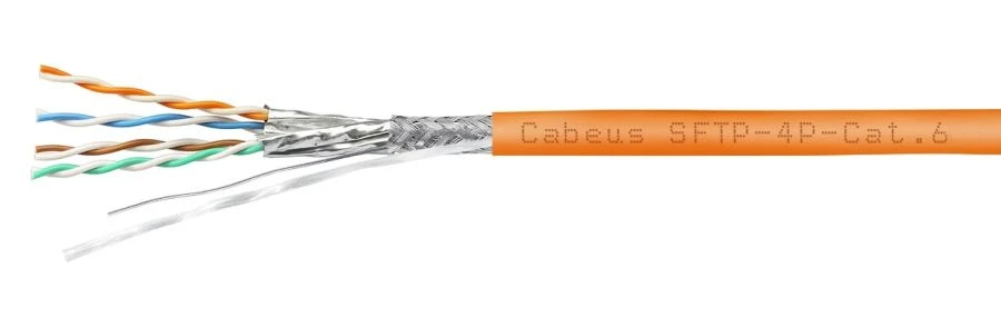 CABEUS SIMMETRIC CABLE FOR DIGITAL TRANSMISSION SYSTEMS Cabeus Twisted Pair Cable S/FTP, Category 6