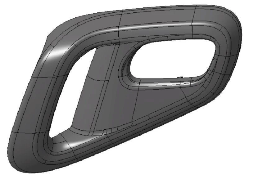 Door handle trim left 1681232581