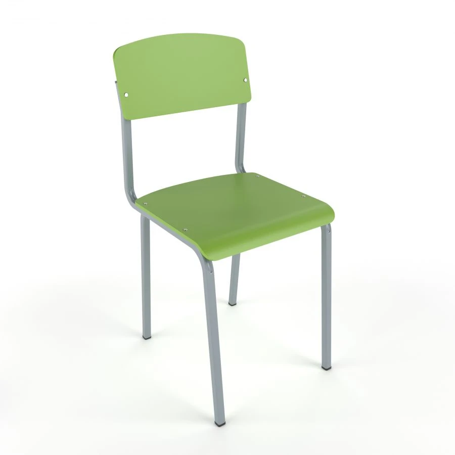 Pupil's chair on 4 legs