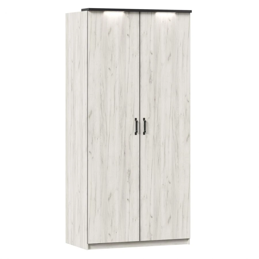 Techno LD.678130.000 Double-leaf cupboard (body) (Oak Kraft white/Black )