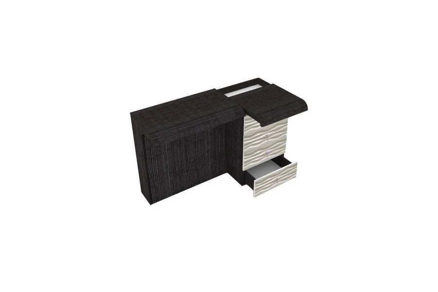 Sonata LD 628.020.000 dressing table (Grey/Chocolate/Wenge Tsavo)