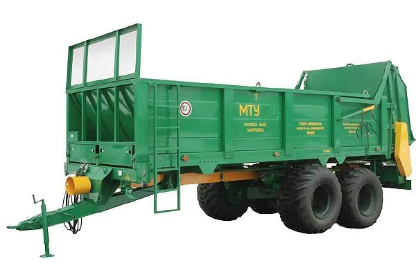 Machine for application of solid organic fertilisers MTU-15