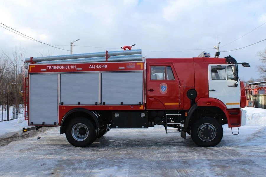 Fire tank truck ?? 4,0-40 (43265) type 4344-01, modification 43449A, based on chassis of modifications 43265-D5, 43265-5H.