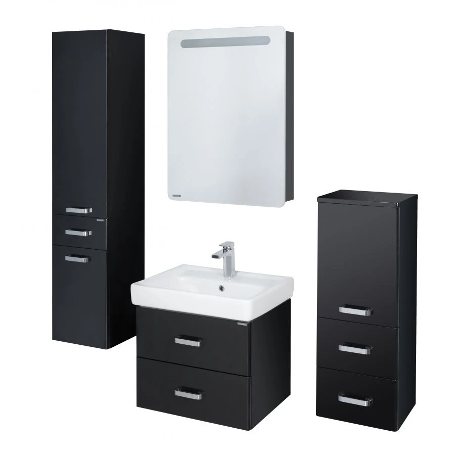 Cabinet under sink Aquaton Amerina 60 black 1A135401AM9501.A135.4.01A.M95.0