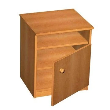 Bedside cabinet with niche and shelf (model 4)