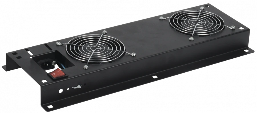 FM05-21M ITK Fan panel with switch 2 modules black
