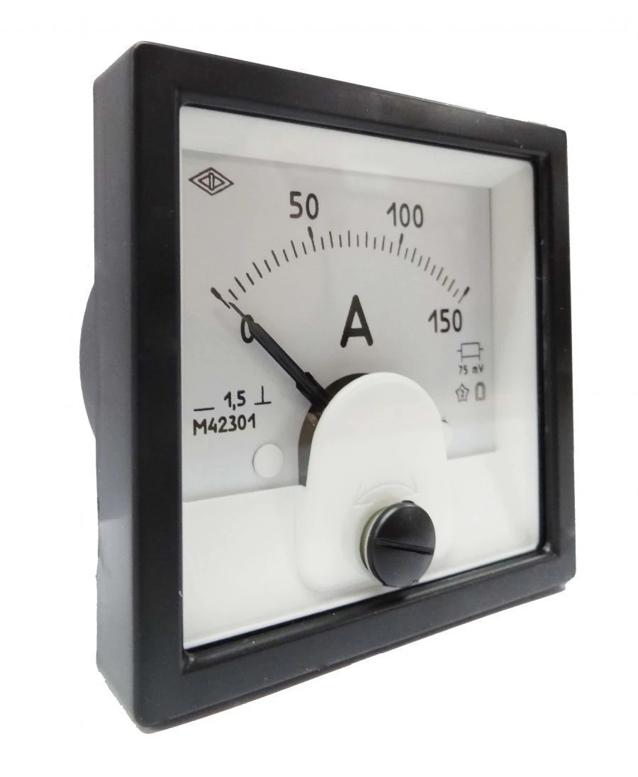 Panelboard microammeter, milliammeter, ammeter and voltmeter: version M42301.