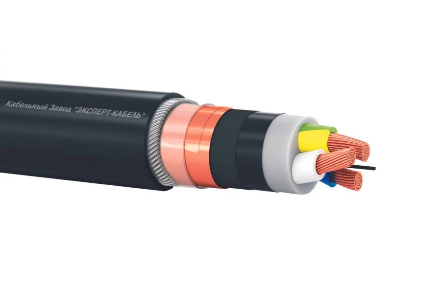 Flexible cables for voltage up to 3 kV of reduced fire hazard, with reduced smoke and gas emission KGVKAVVng(A)-LS