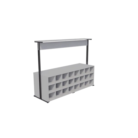 Cloakroom floor standing, double-sided G.5
