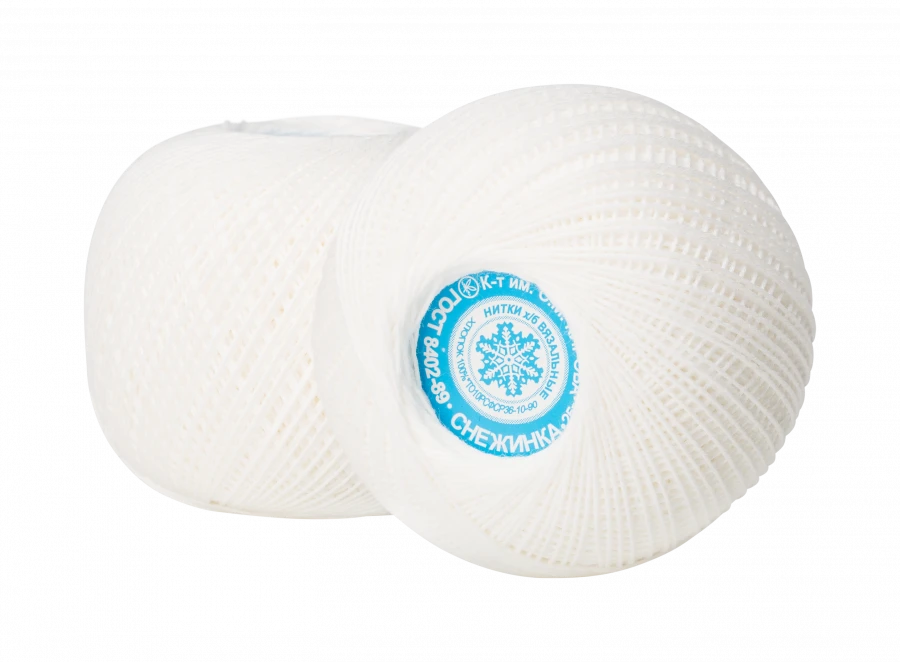 Cotton knitting thread Snowflake