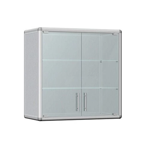 Hinged cupboard with two glass doors model LSH-1