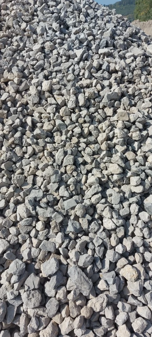 Crushed stone from dense rocks for construction works fraction from 20 to 40 mm.